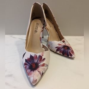 Just fab floral pump